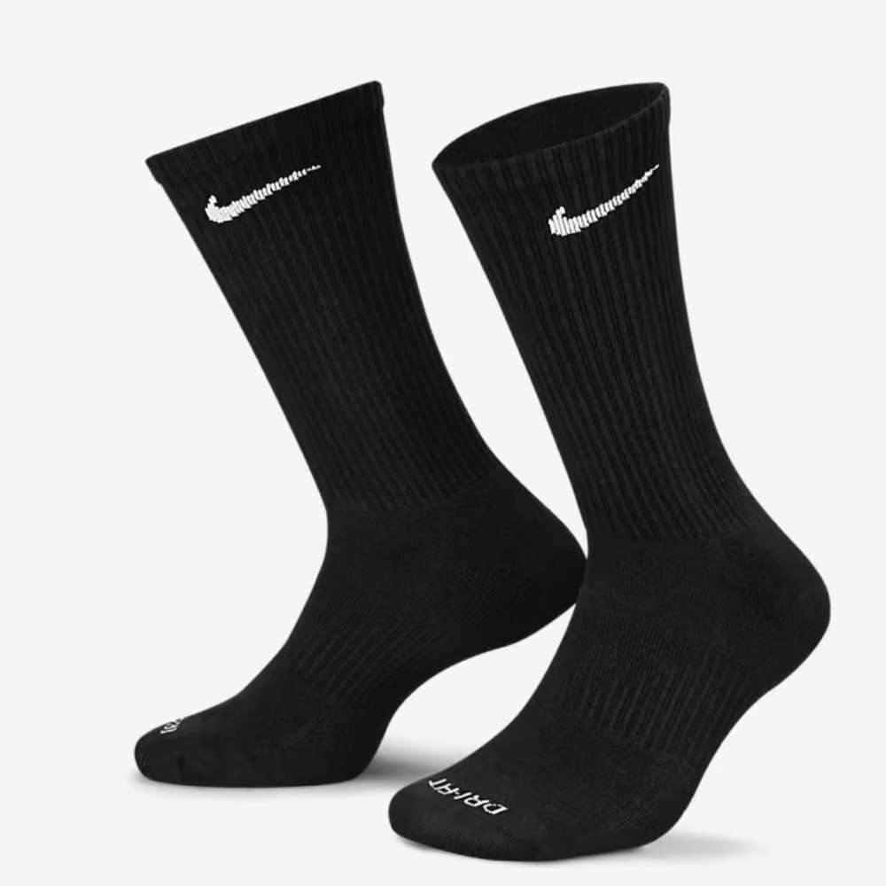 Nike 
Training Crew Socks (3 Pairs)
Nike Everyday Cushioned - Picture 11 of 12